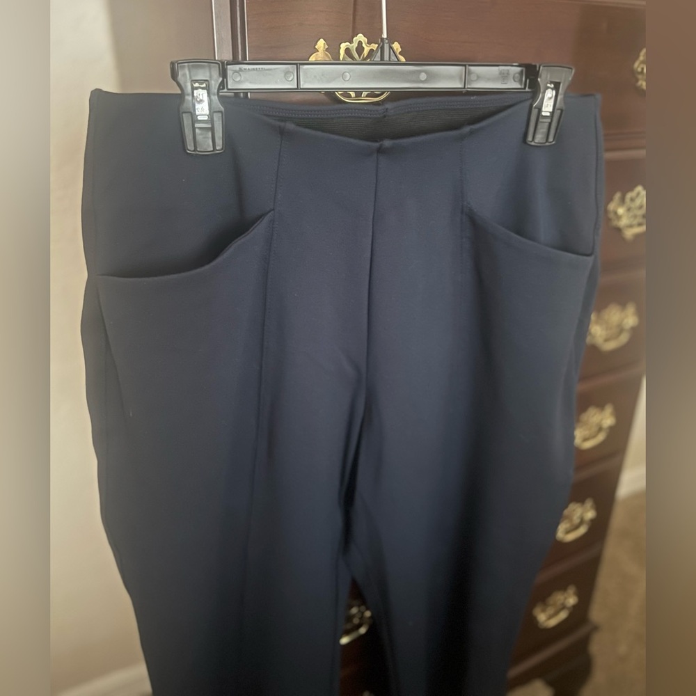 Old Navy Stevie Straight - Petite Navy Dress Pants Formal Wear - Picture 5 of 13
